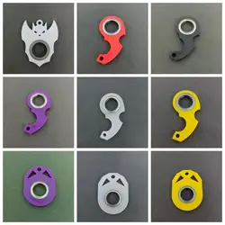 Noctilucent Keychain Fidget Spinner Anti-Anxiety Relieve Boredom Fingertip Rotation Keychain Light Weight Light Trendy