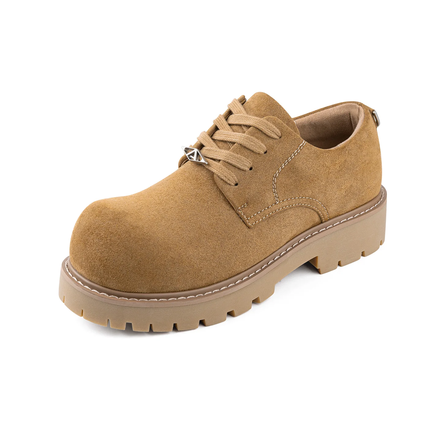 

Замшевые дизайнерские туфли бренда Mr.A, удобные туфли дерби на толстой подошве, увеличивающие рост, мужские деловые туфли с круглым носком на шнуровке, повседневная кожаная обувь