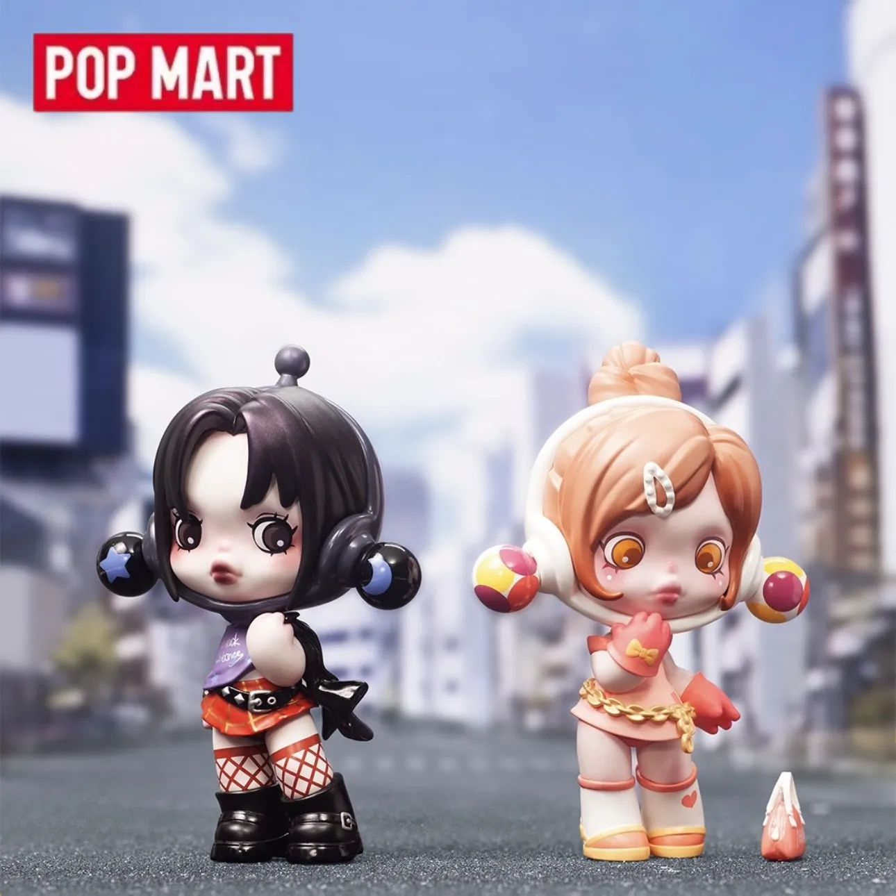 

POPMART SKULLPANDA серия Nana Osaki фигурка слепая коробка игрушки Mystery Box Nana Komatsu фигурка куклы настольные украшения коллекция