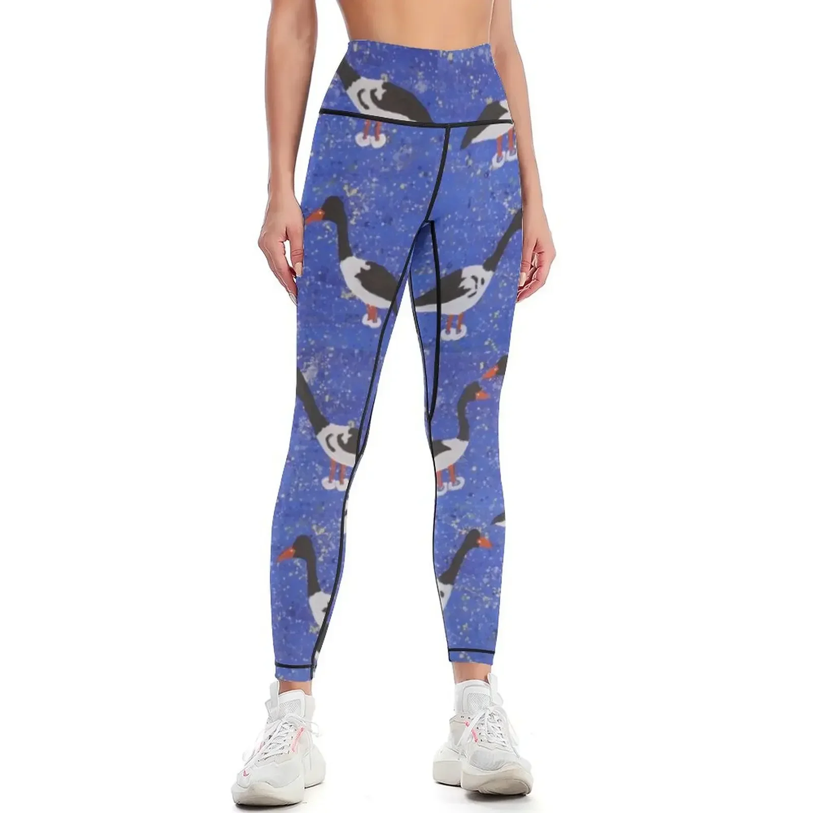 

magpie geese Leggings gym's clothing Women's fitness sport pants Women's pants Womens Leggings