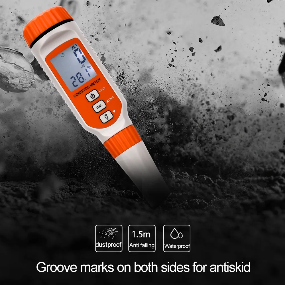 Digital Water Quality Meter Conductivity Analyzer Total Dissolved Solid TDS COND TEMP Temperature Water Quality Analysis Tester