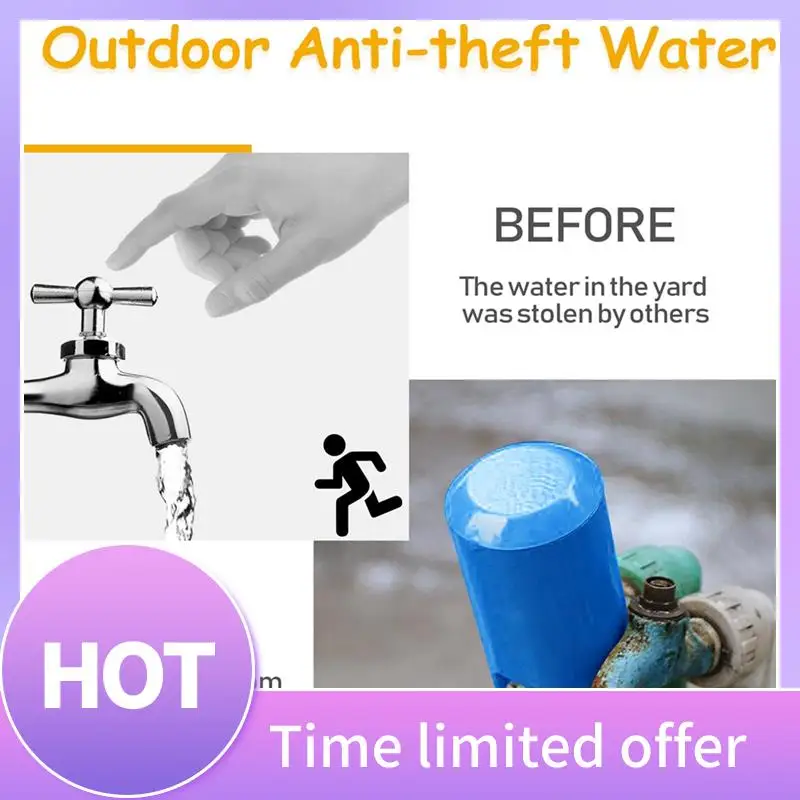 

B69C уличный/кухонный/садовый шланг, замок для крана, противоугонный замок для водопроводного крана, защита от детей, металлическая защитная крышка для крана, стиль