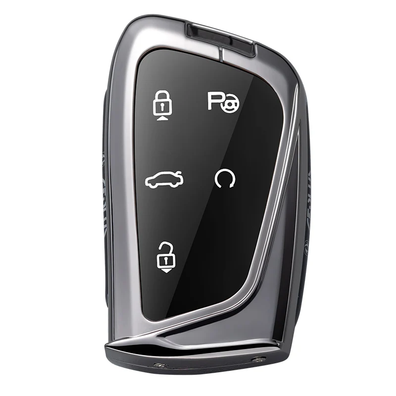 Auto Zink-legierung Leder Auto Schlüssel Fall Abdeckung Halter Für Dongfeng Fengshen Aeolus G59 GS EV500 DFSK Auto Dekorationen – Detail 5