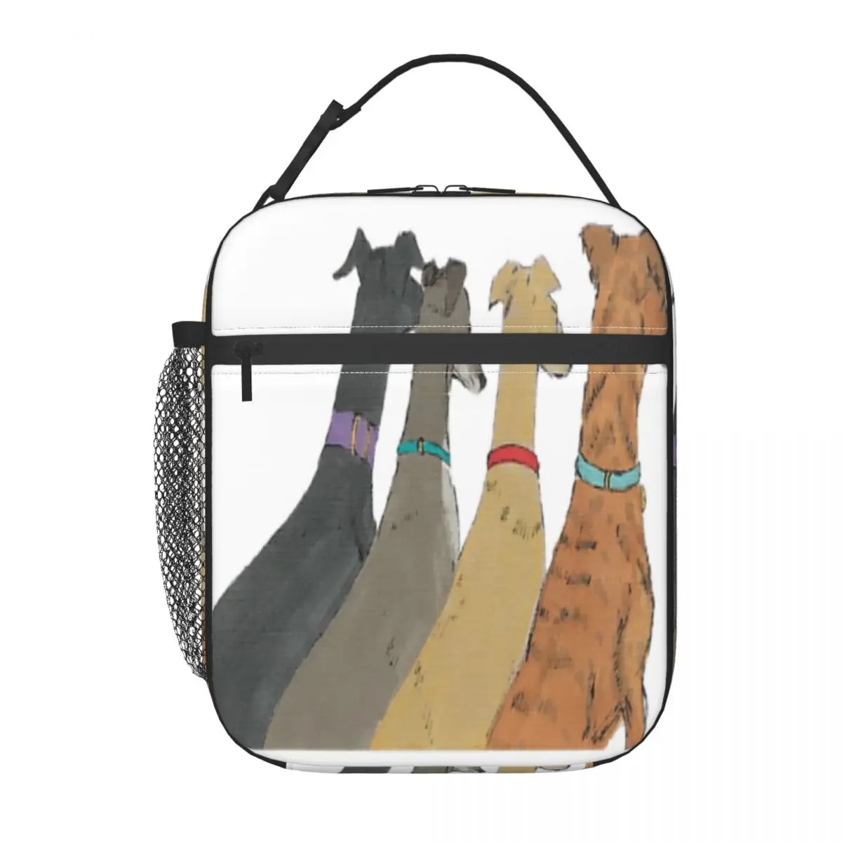

Waiting - Four Greyhounds Looking Out The Window One Lunchbag