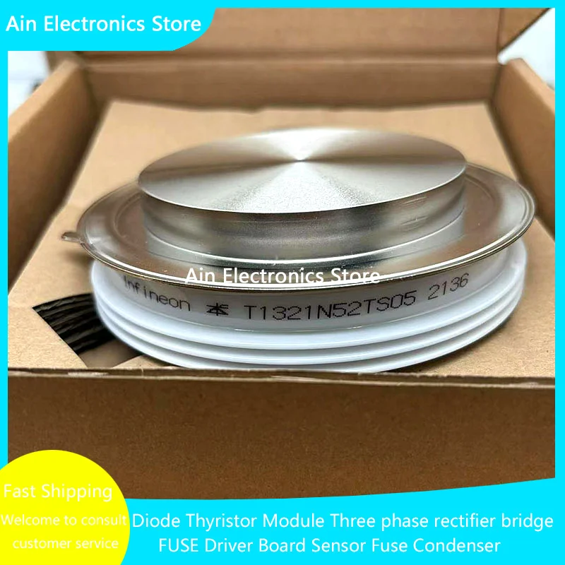 

T1321N52TS05 T1321N48TOF T1321N50TOF T1321N52TOF T1401N36TOF NEW AND ORIGINAL Thyristor
