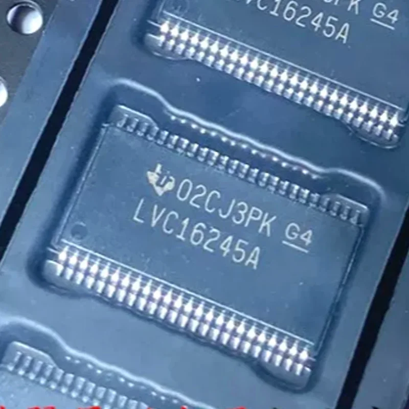 10Pcs New Original Sn74Lvc16245Adggr Silk Screen Lvc16245A Tssop-48 Three-State Output 16-Bit Bus Transceiver Chip