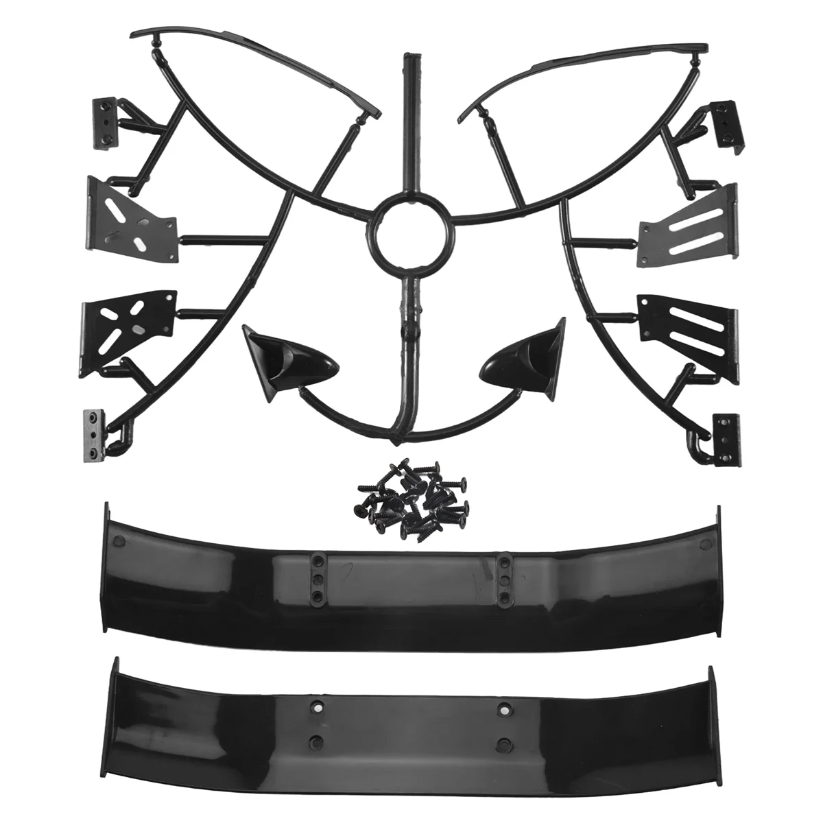 Pièces universelles pour voiture de course RC 1/10, dérive arrière, corps de route, aile de modelmicrophone, accessoires