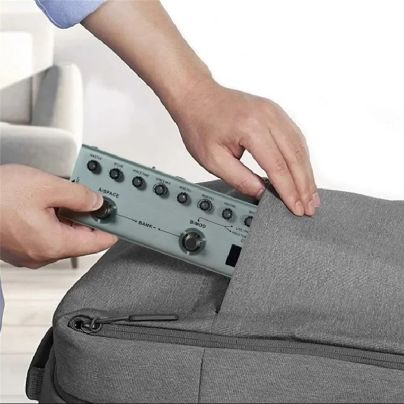 

RTSHE-Multifunctional Bass Effects Pedal TANK-B Bass Multi-Effects Pedal 36 Presets 9 Preamp Slots