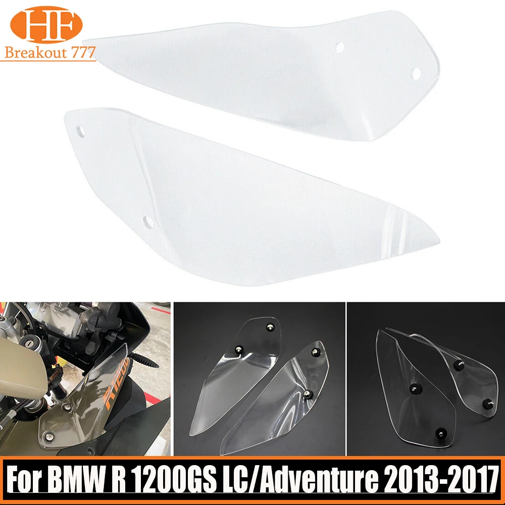 

1 Pair Motorcycle Windshield Windscreen Side Wind Deflector Panel For BMW R 1200GS LC/Adventure 2013 2014 2015 2016 2017