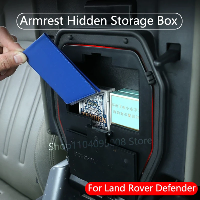 

Car Center Console Organizer For Land Rover Defender 90 110 130 2020-2022 2023 2024 Hidden Storage Box Stowing Tidying Parts
