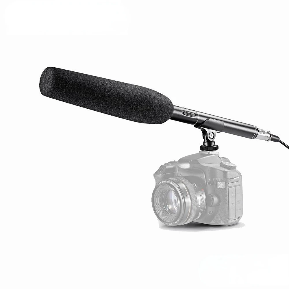 Hot Selling Hand Held Interview Reporter Mic Microphone For Camera