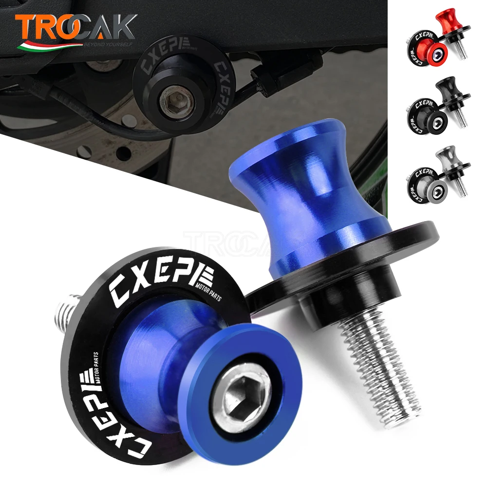 2024 für Yamaha MT09 Tracer 9GT MT-09 SP MT03 MT10 MT25 YZF R3 R7 Motorrad Schwinge Slider Spulen Zubehör Stand Schraube 6 MM