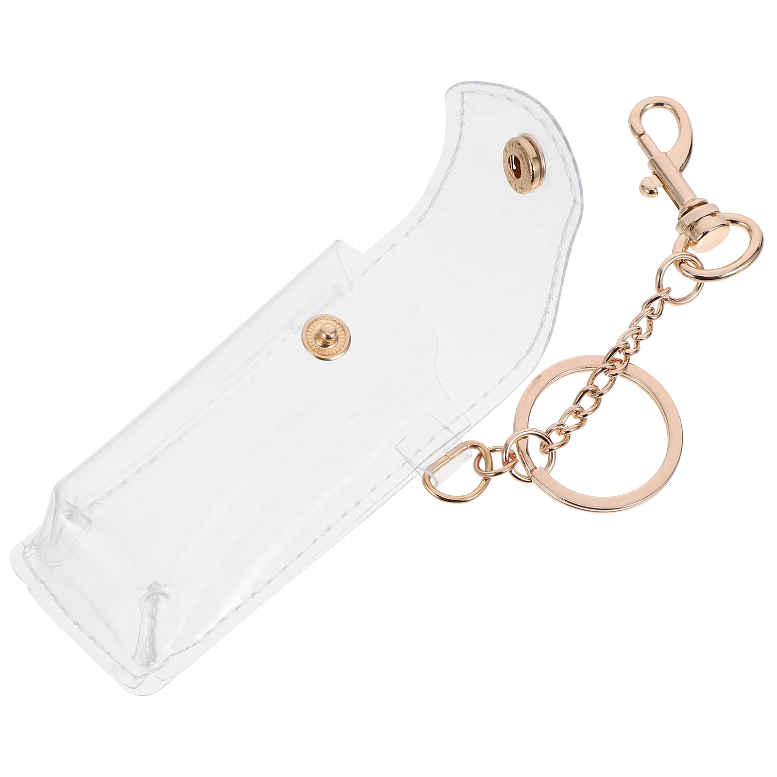 

Lipstick Holder Key Chain Clear Transparent Case Keychain Pvc Pouch Holders Keychains