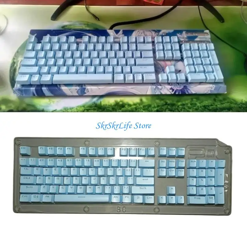 

E65E Advanced 104 PBT Keycap Set for Customizing Mechanical Gaming Keyboards