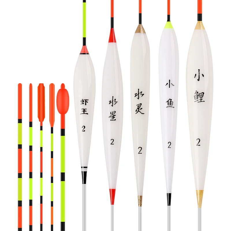 3 pçs/lote flutuadores de pesca de água rasa nano bobber + 3 pçs tubos flutuadores + 1 saco ganchos de pesca bóia de água doce acessórios de pesca