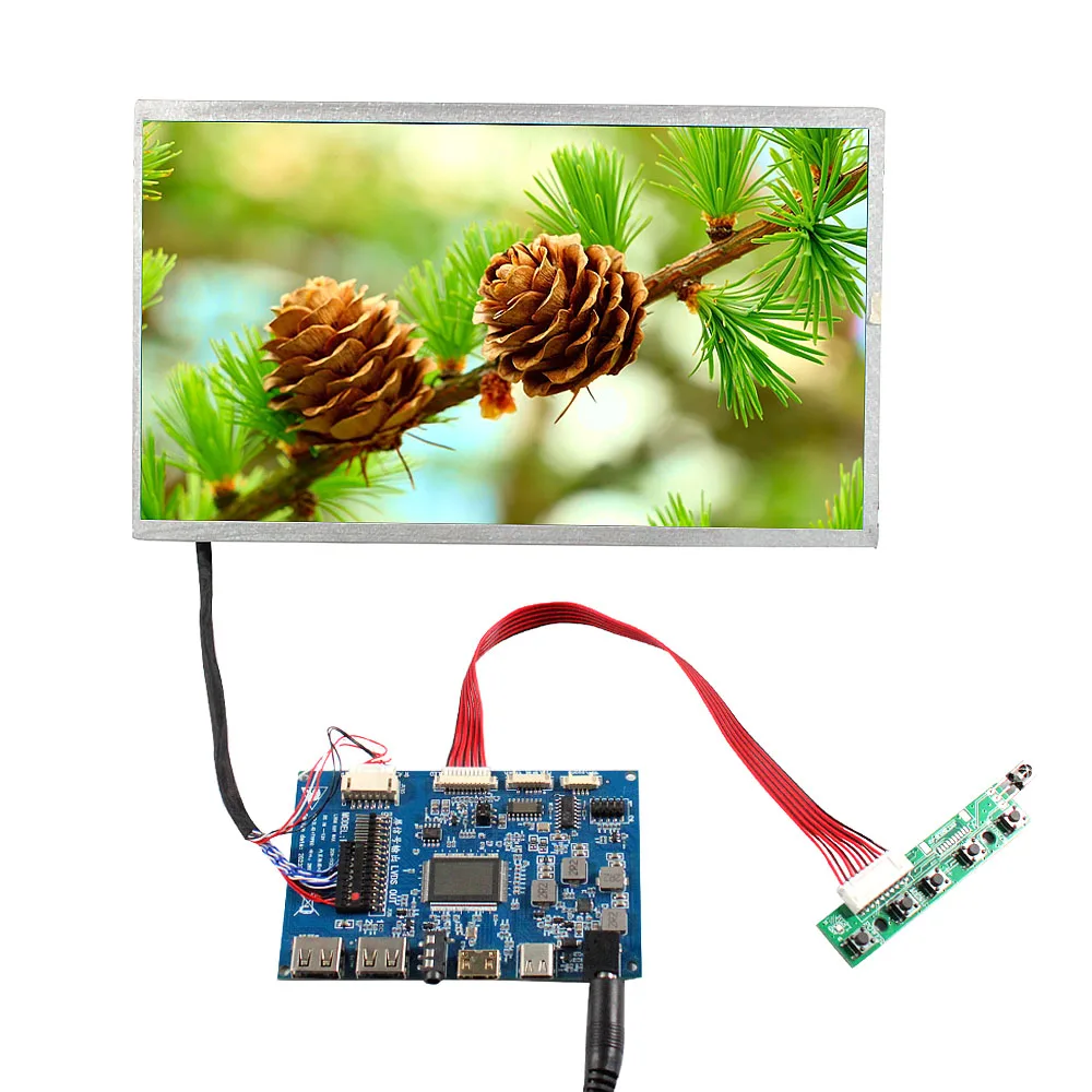 Lcd Driver Board Type-C Usb 40 Pin 1024X600 10.1 Inch Lcd Panel Lvds10.1Inch Lcd Display