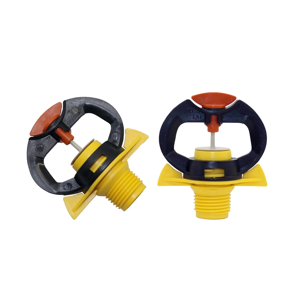 5/10Pcs 1/2” Male Thread Rotary Mini Nozzle Garden Flower Bed Irrigation Refraction Sprinkler Rain-like Lawn Watering Sprayer