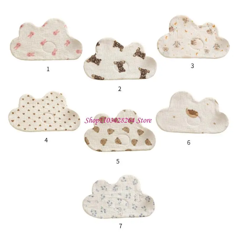 

Infant Pillow Newborns Pillow Drooling Pillow Flat Pillow Breathable Sleeping Pillow for Newborns Boy Girl HighAbsorb