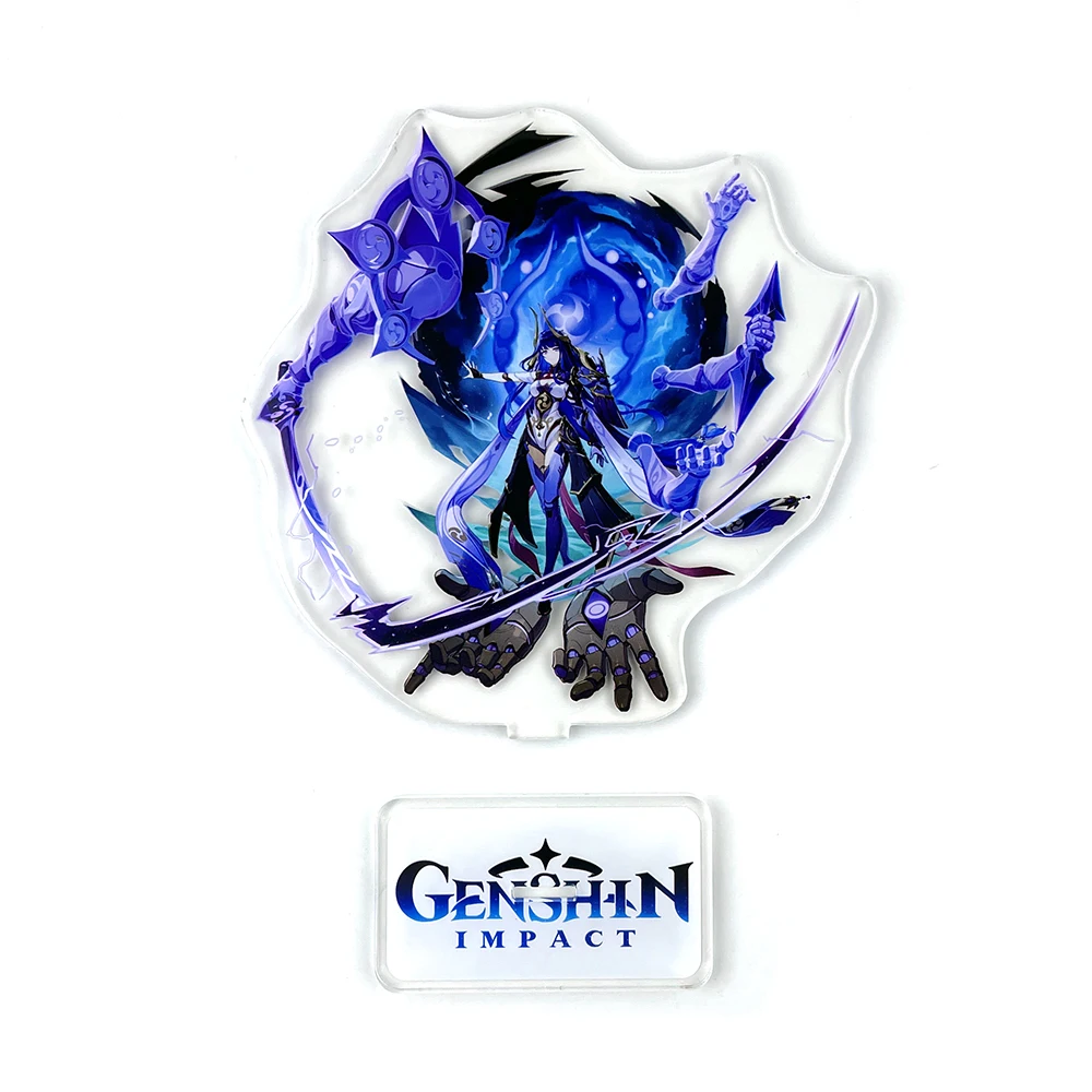 Genshin Impact Raiden Shogun BOSS style  acrylic standee figurines desk decoration cake topper