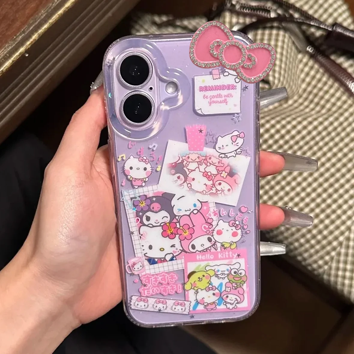 Kawaii Melody Kitty Friends Cartoon Sweet Cute Phone Case For iPhone 17 Air 16 15 14 13 12 11 Pro XR Max 7 8 Plus MINI Y2K Cover - náhled 2