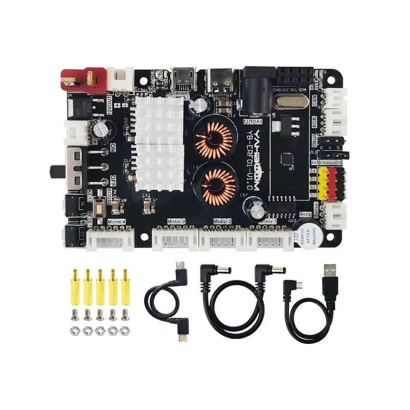 Yahboom ROS Robot Expansion Board with STM32 Core IMU Sensor for Raspberry Pi Jetson Robotics Building ROS Robots or Smart Car