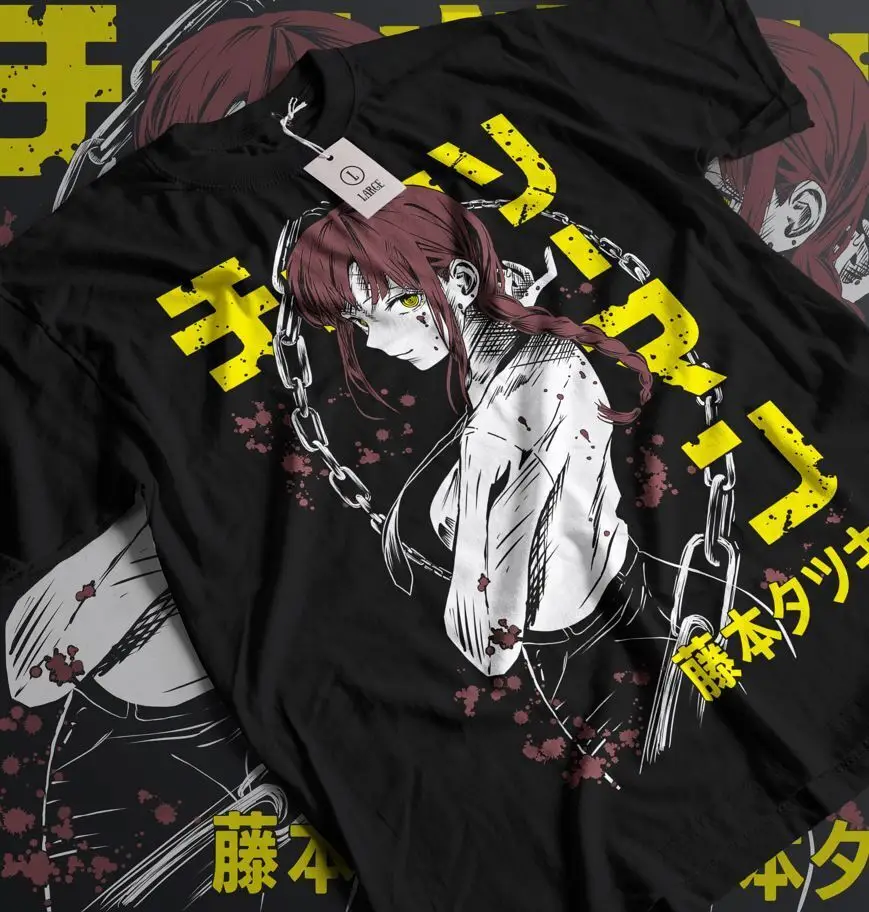 

chainsaw man Makima Eyes New T-Shirt,Anie,Anga,Horror,All Size,top anime