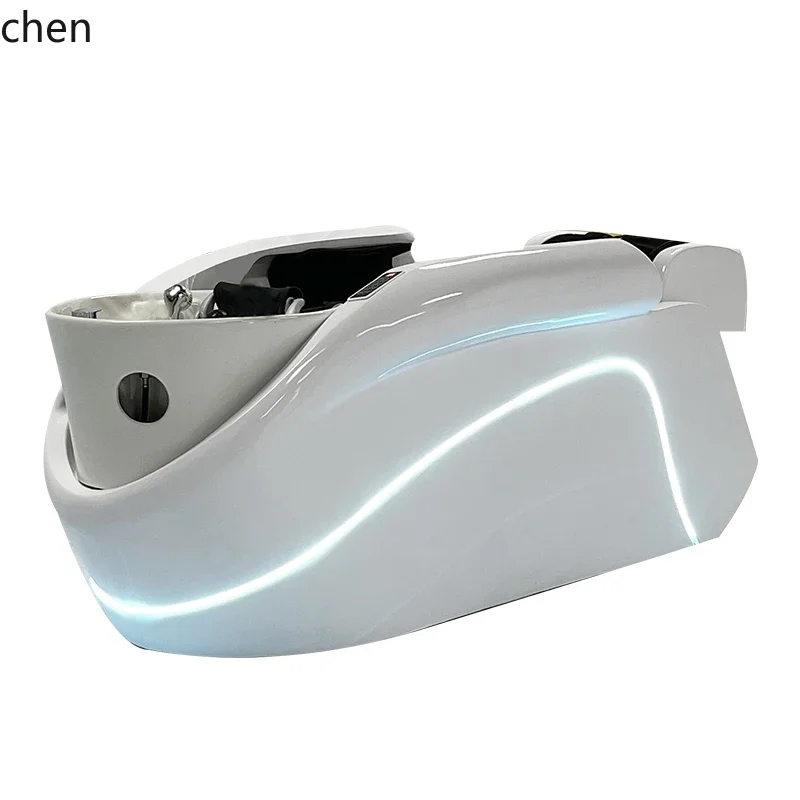 

HT electric intelligent massage shampoo bed lying flat hair salon automatic head treatment bed massage bed