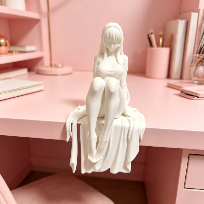 3D Embossed Mini Sculpture Decor Exquisite Tabletop Figurine Lovely Accent Ornament Desk Study Fun Stylish Decoration view 6