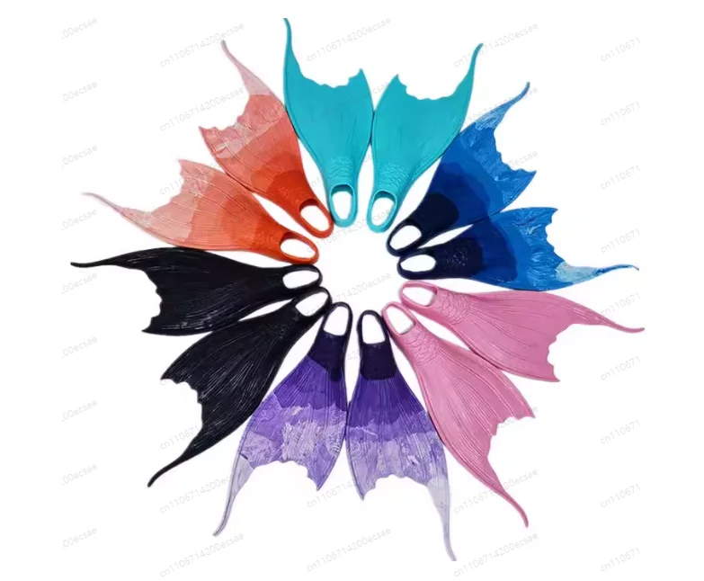 New Swimming Double Webbed Rubber Diving Long Foot Fins