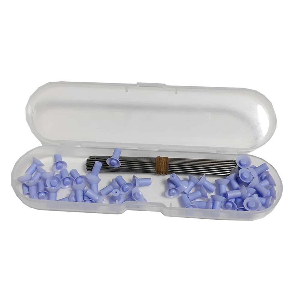 Archery 50Pcs Steel 10cm Darts Needles with Rubber Cap for indoor outdoor .40 Caliber Blowpipe Fuel Equipment