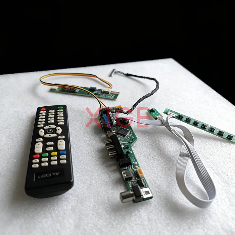 

Плата привода матричного контроллера подходит для LTN141W1 HT141WXB HT141WX1 LTN141W3 1280x800 HDMI + VGA + AV + USB 1280 * 800 LVDS-30Pin 1CCFL DIY Kit