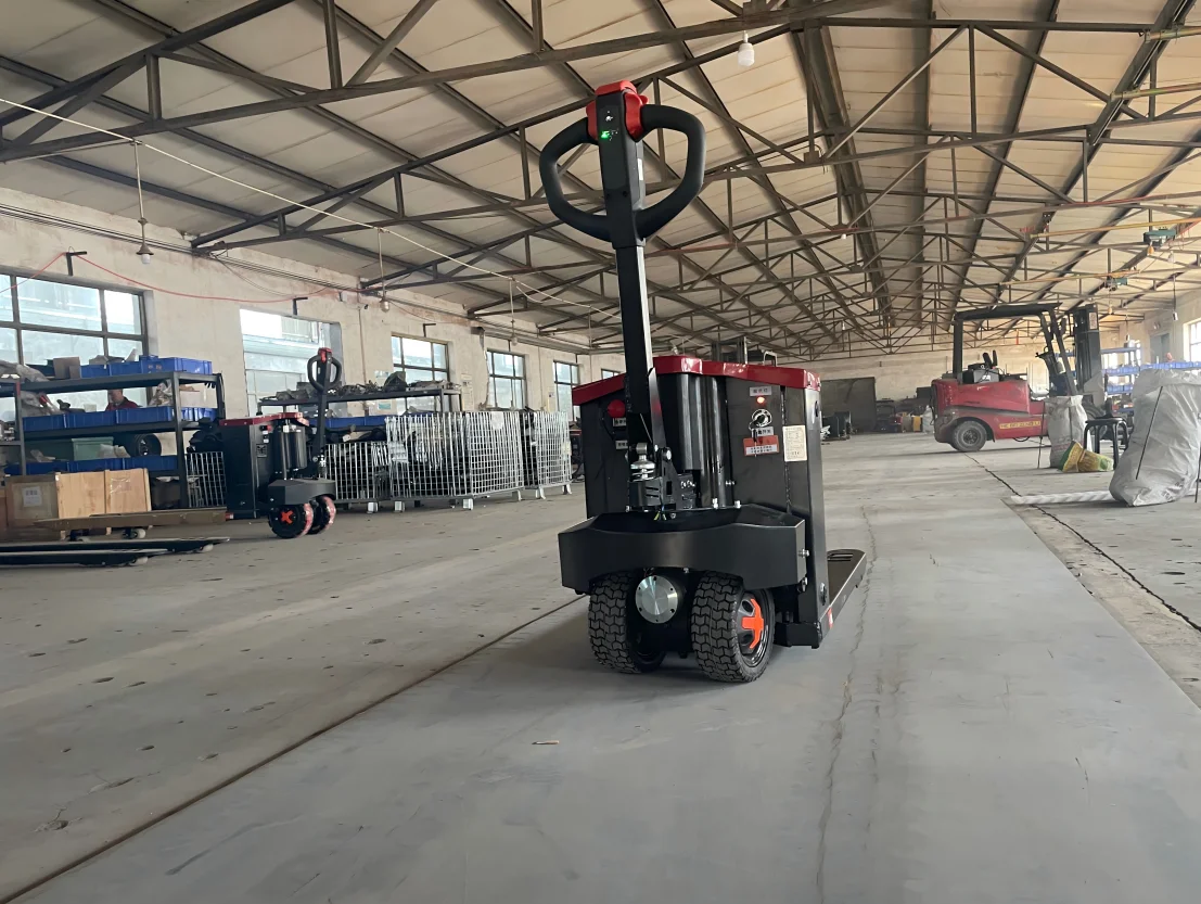 3 Ton off Road Solid Rubber Wheel Hydraulic Full Electric Pallet Truck Jack for Logistics