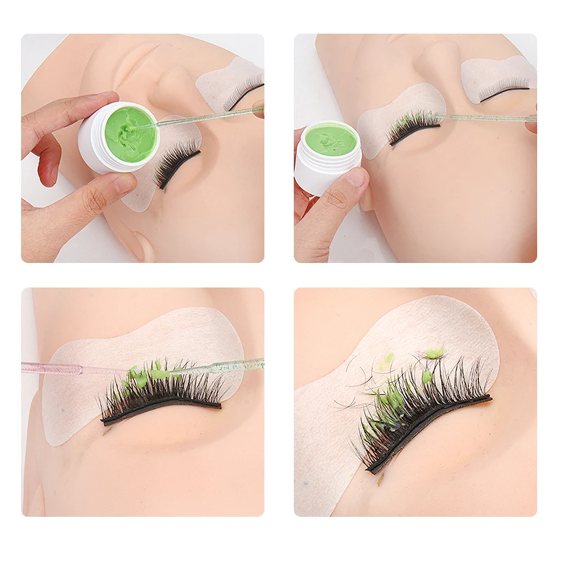 200 Pcs 속눈썹 연장 메이크업 세트 특수 속눈썹 제거 마이크로 브러쉬 립 라인 브러쉬 여성용 래쉬 메이크업 도구
