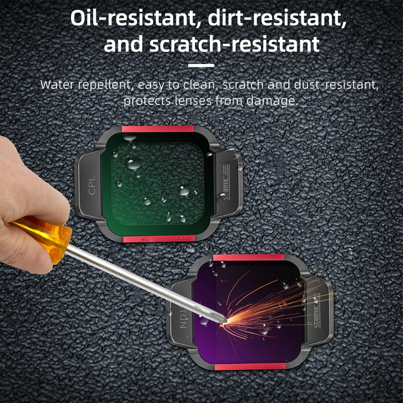 STARTRC Flip Lens Filter Set for DJI FLIP Accessories ND Filters Kit ND16/32/64/128 UV CPL Filter Camera Lens Protector