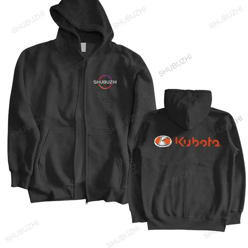 men's spring jacket hooded black pullover Kubota 2 New Hot Sale Black Men hoodie Cotton Printed Hipster autumn warm sweathsirt