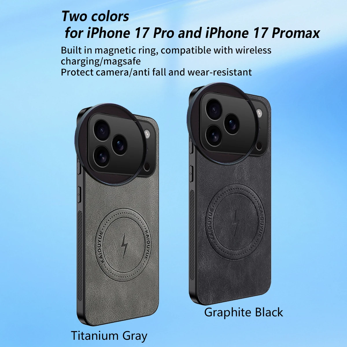 Роскошный чехол из овчины с магнитной беспроводной зарядкой для телефона с интерфейсом фильтра 58 мм, чехол для объектива телефона для iphone 17 pro 17pro max