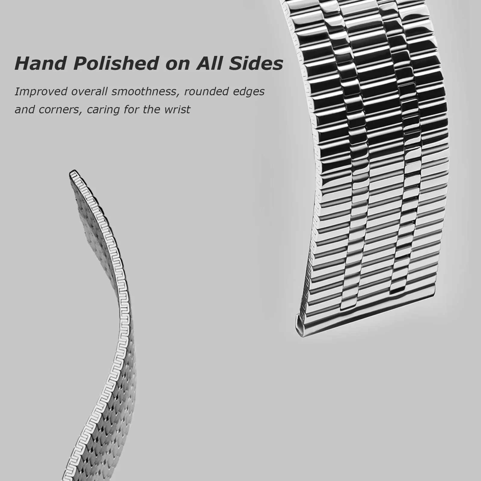 20 22 مللي متر حزام معدني للغارمين Venu 3/2/Sq 2 سوار فولاذي غير قابل للصدأ Forerunner 265 255 245 645 Correa Vivoactive 5 سوار حزام