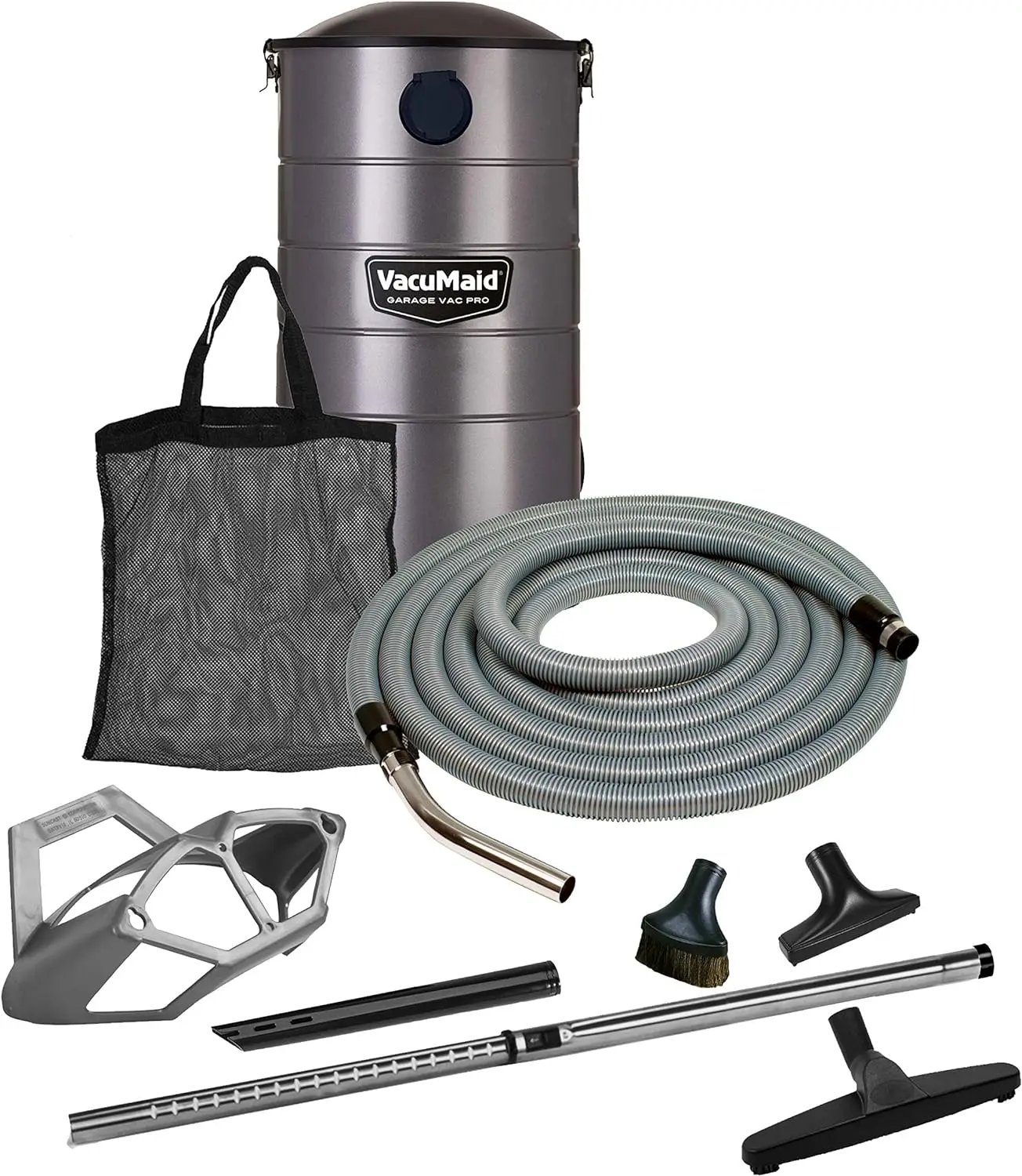 

VacuMaid GV50PRO Wall Mounted Garage and Car Vacuum with 50 ft. Hose and Tools.