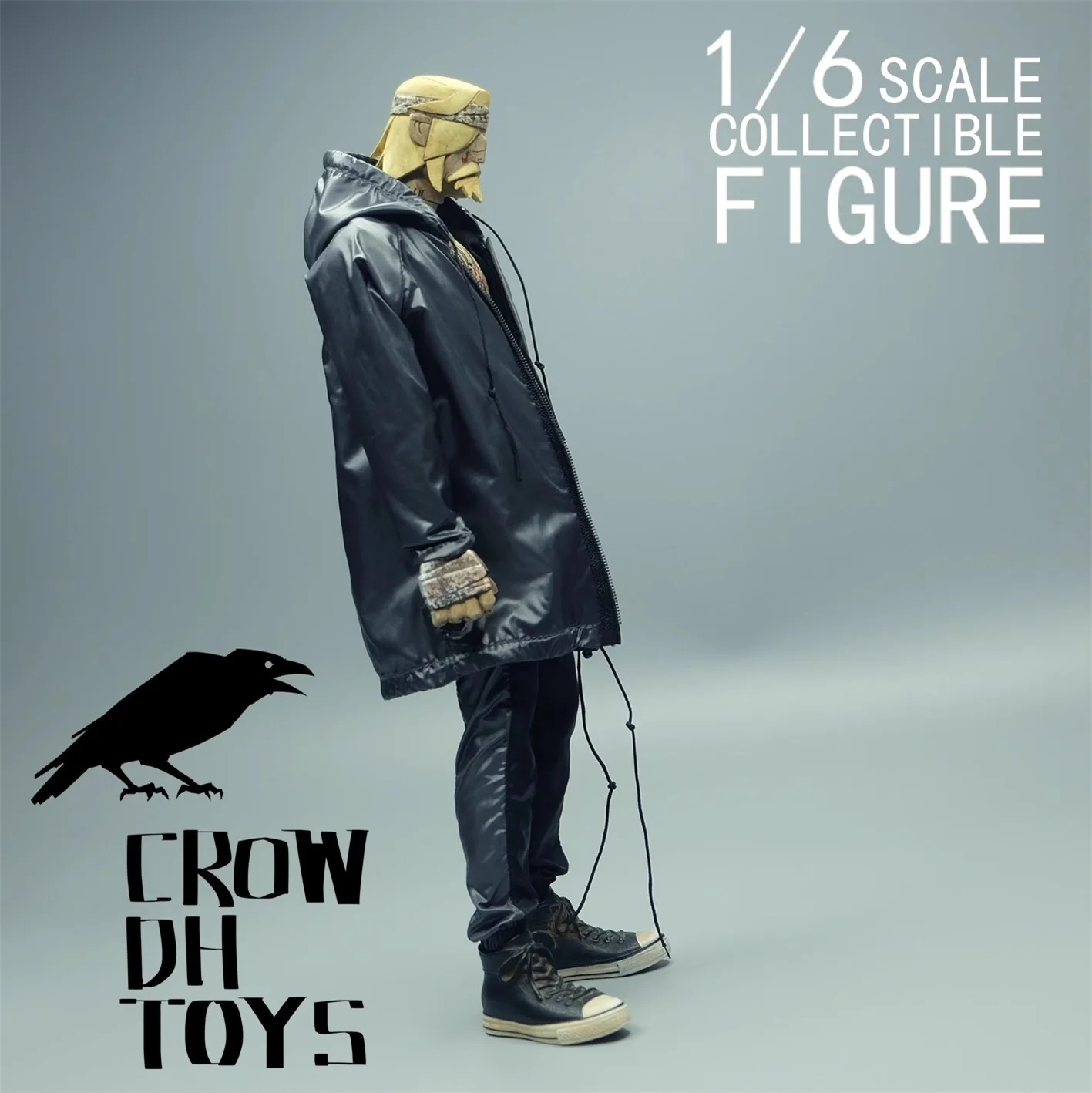 CROW DH TOYS 1/6 Scale Soldier Accessories Trend Loose Coat Leisure Overcoat Model For 12'' Action Figure Body In Stock