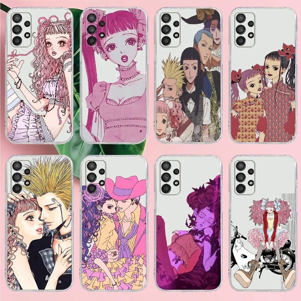 Miwako-funda de teléfono Anime para Samsung Galaxy, carcasa Ultra transparente para modelos A52, A12, A51, S21 Edge, S22ULTRA, S23, S20LITE Plus