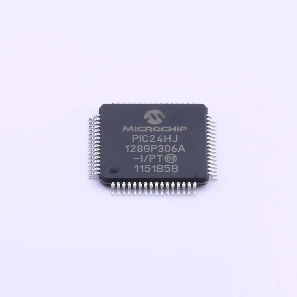 

MCU 16-bit PIC24 PIC RISC 128KB Flash 3.3V 64-Pin TQFP Tray - Trays PIC24HJ128GP306A-I/PT