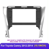 Car Audio Fascia Frame for Toyota Camry 2012-2014 10.1Inch Radio Android GPS MP5 Stereo Player 2Din Head Unit Panel Dash