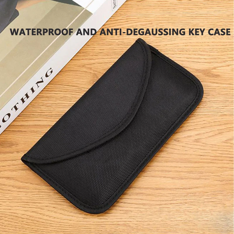 Car Key Pouch Accessories Faraday Signal Blocking Bag Protec Cell Phone Cover Signal Blocker Case Cage For Keyless Key Radiation