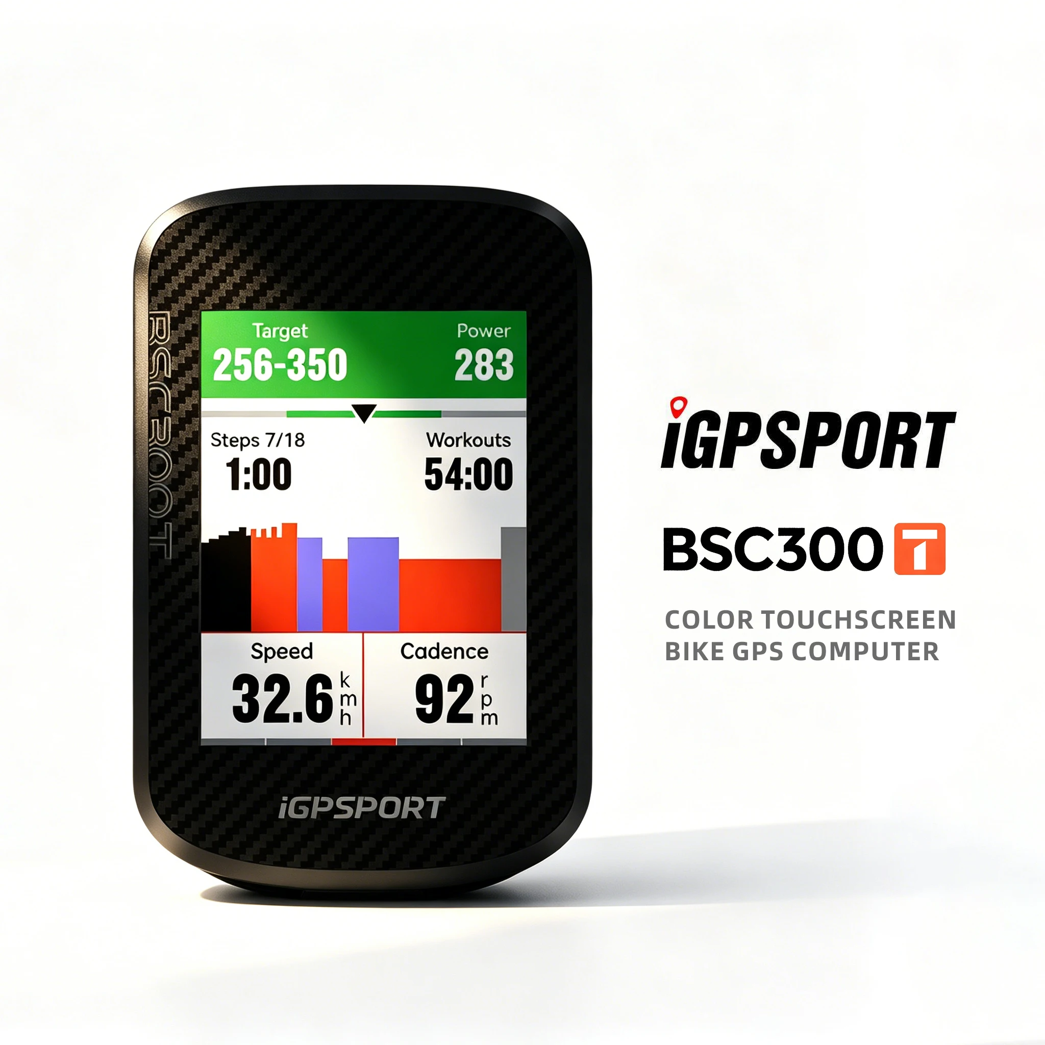 IGPSPORT Touch Screen BSC300T GPS Bike Computer 32g IPX7 Weather Global Color Monitor Map Navigation Wireless Cycling Odometer