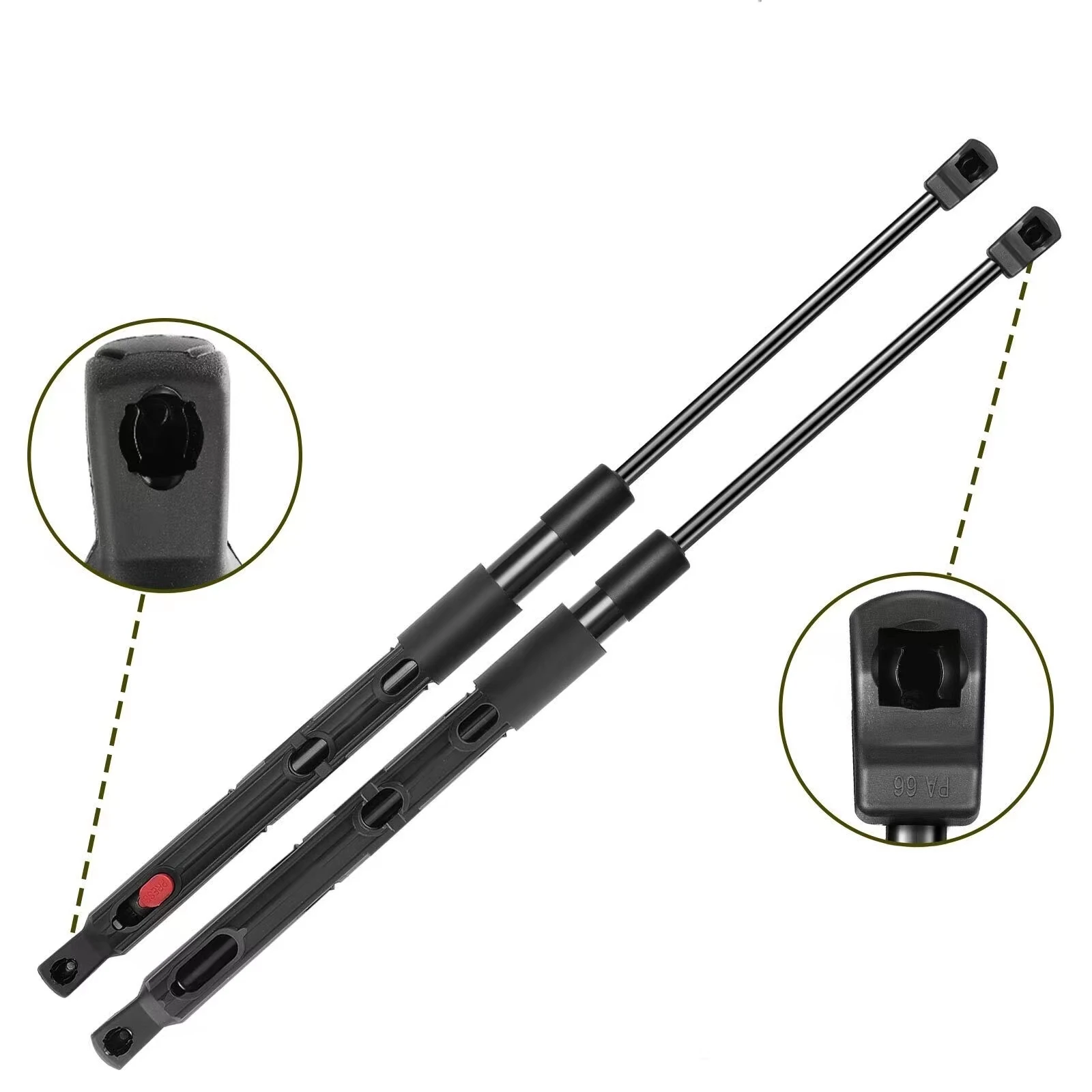 Left and Right Front Hood Bonnet Lift Support Shock Absorber Gas Springs A2059800064 A2059800164 for Benz C200 C300 C250