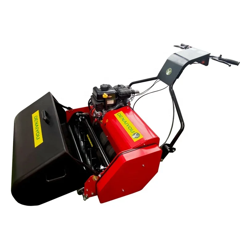 Professional Gasoline Power Cylinder Lawn Mower Greening Machine Golf Course   Hob Grass