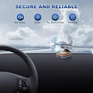 Car Diffuses Essential Oil Solar Airplane Car Diffuser Base Fragrance Fragrance Aromatherapy Diffuser Ornaments (without perfume) 11 Main Sales Aroma Car - №7