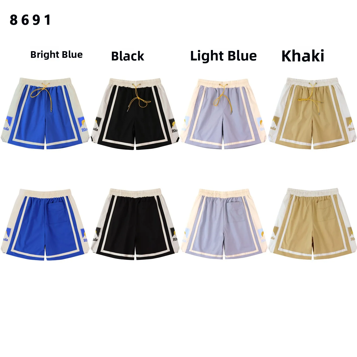 

Spor ort orts with Panel Logo Sunset Letter Contrast Color Print Spliced Color Mountain Climbing Yoga Office Outdoor Da...