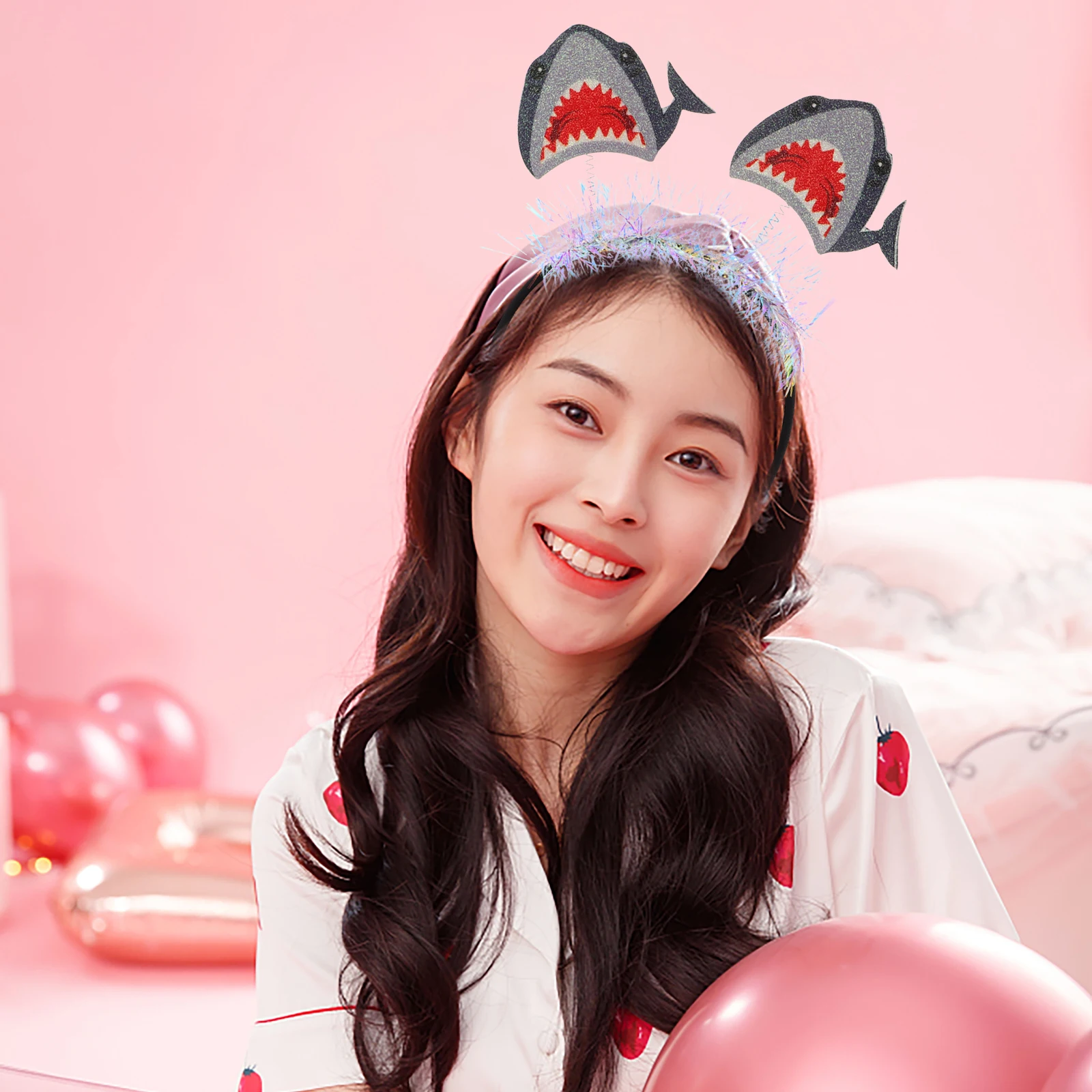 

Shark Headb Girls Halloween Party Costume Shark Headb For Washing Face Birthday Decorations Ocean Hair Accessories Animal