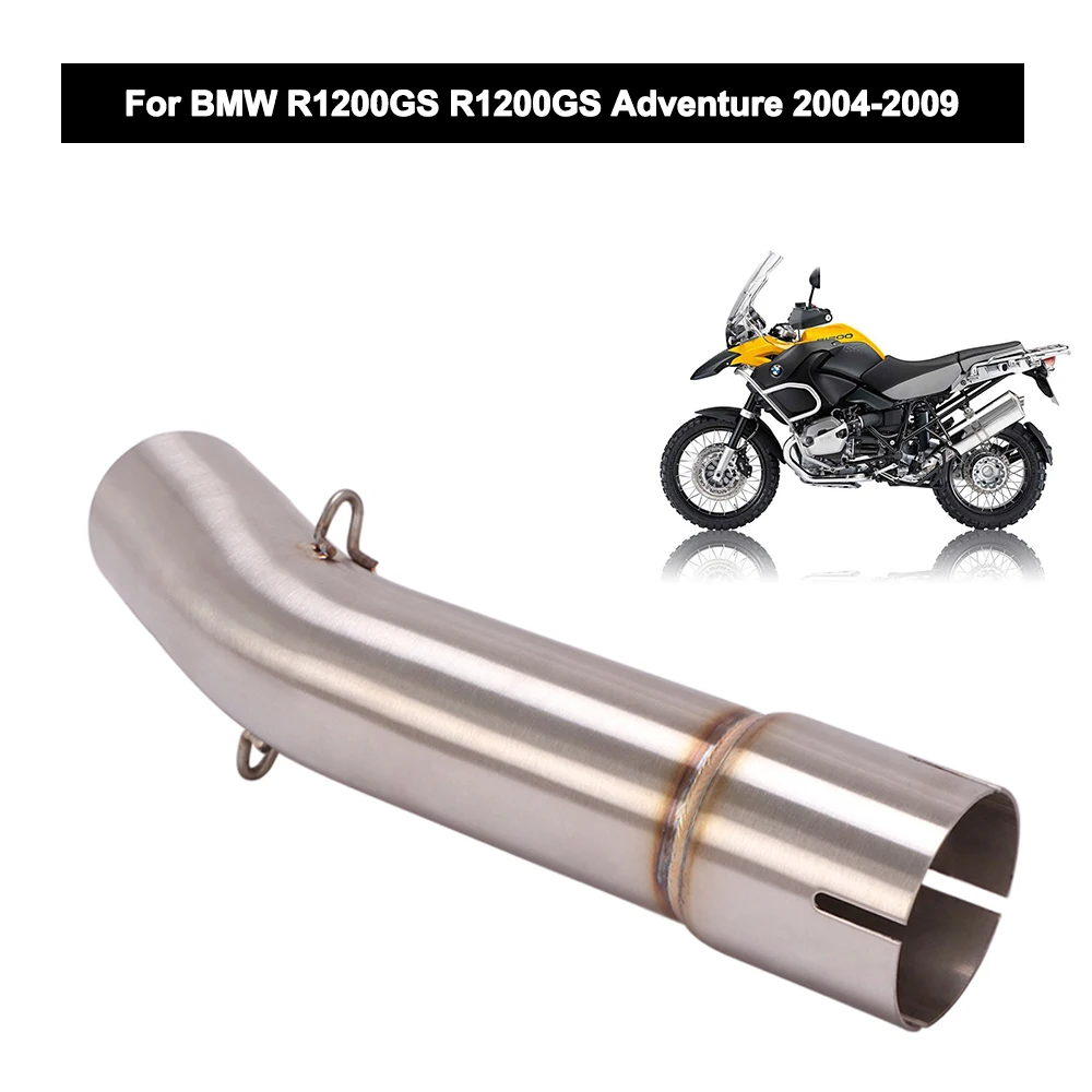

For BMW R1200GS R1200GS ADV 2004-2009 Motorcycle Exhaust System Middle Link Pipe Escape Moto Muffler With DB Killer Stainless